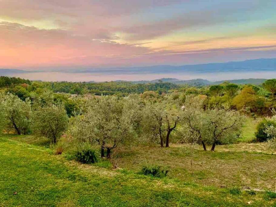 Vesper - Casale Con Piscina - Ad Galli Cantum Città della Pieve Esterno foto