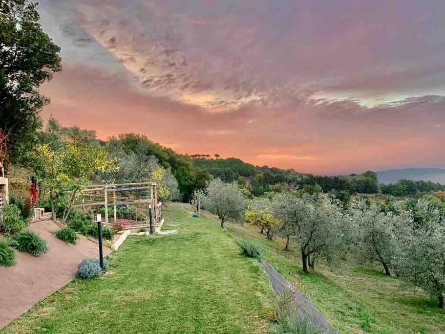 Vesper - Casale Con Piscina - Ad Galli Cantum Città della Pieve Esterno foto