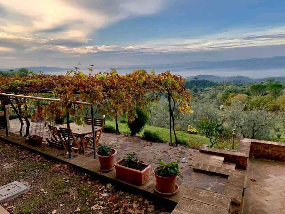 Vesper - Casale Con Piscina - Ad Galli Cantum Città della Pieve Esterno foto