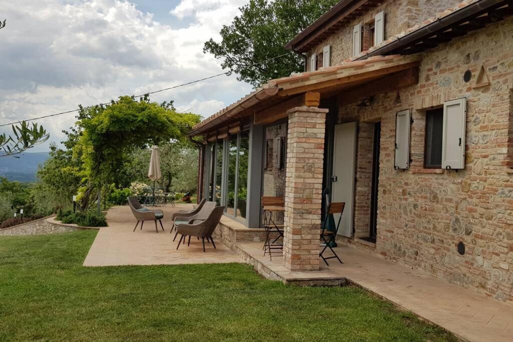 Vesper - Casale Con Piscina - Ad Galli Cantum Città della Pieve Esterno foto